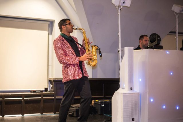 Sax & DJ set at Dunston Hall, Norfolk