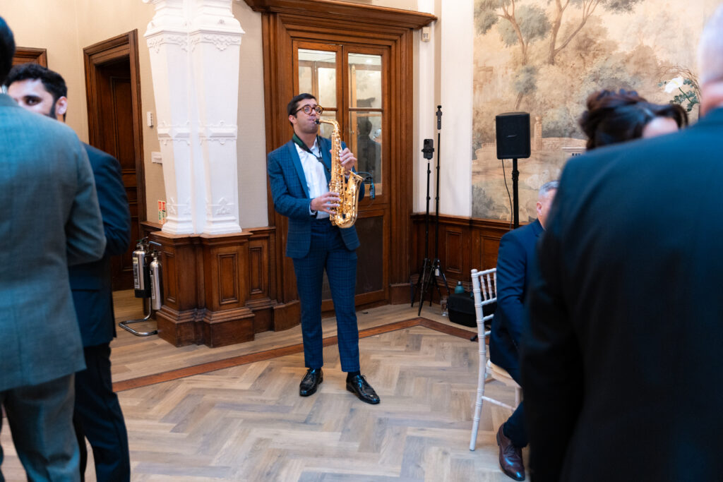Alex Rimell Sax at Clevedon Hall - Photo Credit: The Henry's Photo & Film